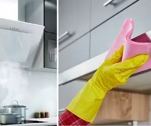 ترفندهای کاربردی برای تمیز کردن هود آشپزخونه / چربی های سمج رو سه سوته تمیز کن