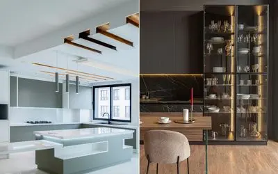 شیک ترین مدل های کابینت 2025 برای منازل مدرن؛ طراحی آشپزخانه ای رویایی و لوکس
