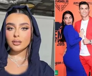 هرچی مدلینگ دیدی بریز دور زن رامشگر رونالدو میون سعودیا رو؛ بدل جورجینا لوکس تر از خودش