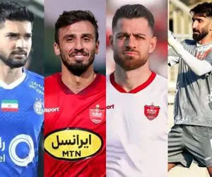 3 پرسپولیسی و 1 استقلالی حق بازی در لیگ برتر را ندارند!