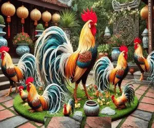 کارخانه حیوانات؛ برای تولید خروس زینتی ژنشو با طاووس ترکیب زد میلیاردی بفروشه