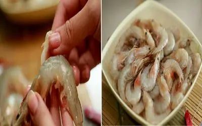 صفر تا صد پاک کردن میگو مثل حرفه ایا/ ترفند طلایی برای شستشوی اصولی 