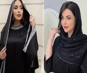 شال های مشکی مد 1404؛ زیبایی خیره کننده و فاخر مختص انواع مراسم از عزا تا عروسی