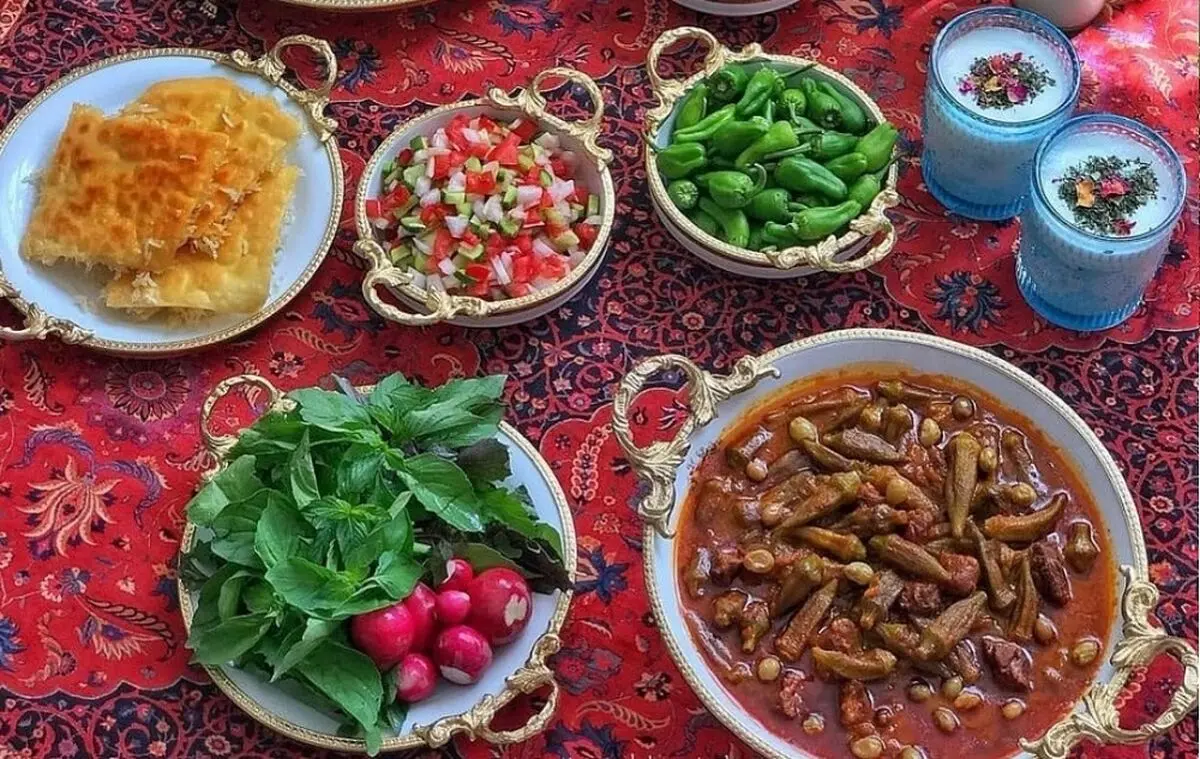 خورشت بامیه