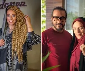 گیسای "نگین معتضدی" یجوریه معلوم نیس این بیگودی زده یا بیگودی اینو؛ برنزه یا ظلمات!