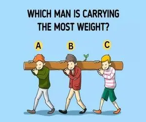 بازی فکری؛ فقط یه مغز تحلیلگر و حواس جمع میتونه بگه چه کسی فشار و وزن بیشتری روشه