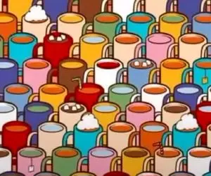 بازی فکری؛ اگه هوشت بیداد میکنه لیوان خالی رو بین دریایی از لیوان پیدا کن