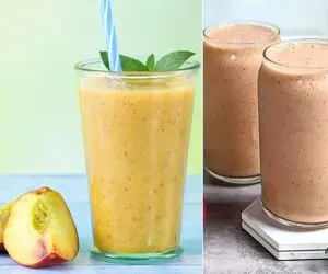جرعه ای خنکی؛ طرز تهیه اسموتی هلو 