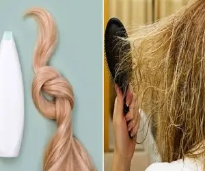 ترمیم و درمان کامل موهای سوخته با دکلره در 2 هفته / بدون کوتاه کردن جونشونو برگردون