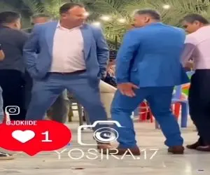 آواز شاد؛ رقص ژله ای لرزون این ۲تا مرد تو عروسی اینستا رو پوکوند اصن به قیافشون نمیاد