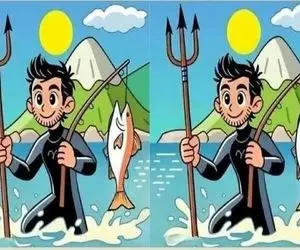 بازی فکری؛ شاید اولش فکر کنی این تصویرا کپی همن ولی 3 تا تفاوت داره که باید پیدا کنی