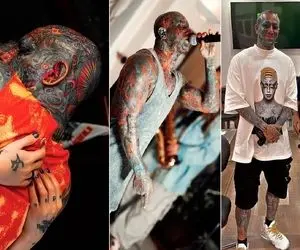 وقتی سحر بدنساز حسابی تتلو رو به وجد آورد؛ دَدیش رو چه خوشگل کشید رو شکمش!