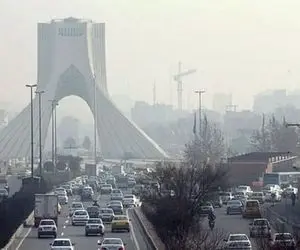 هوای تهران در وضعیت نارنجی و آلوده است