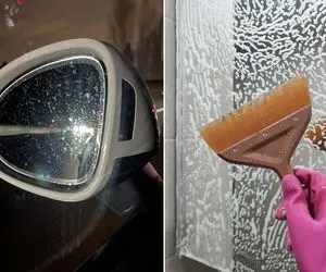 لکه ی آب رو آینه ماشین و حموم انقد سمج و پرروئه حد نداره / تو با این ترفند روشو کم کن