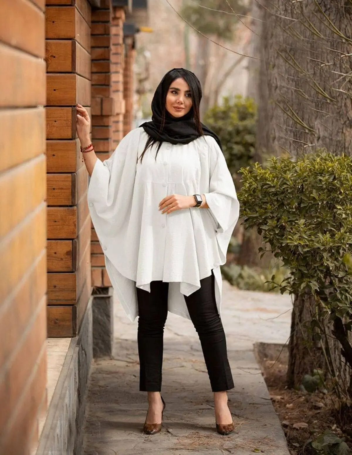 مانتو سفید