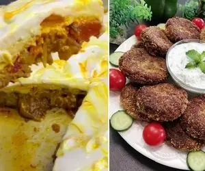 کوکوی بادمجان با ماست / یه کوکوی جذاب و متفاوت که سفره مهمونی رو رنگی و جذاب میکنه