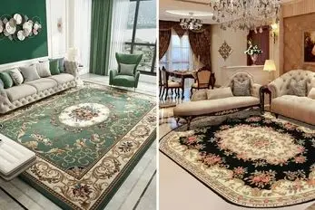 چه گل فرشی به کدوم سبک دکوراسیون میاد؛ رنگ، طرح و ابعاد مناسب فرش برای مبلمان مختلف
