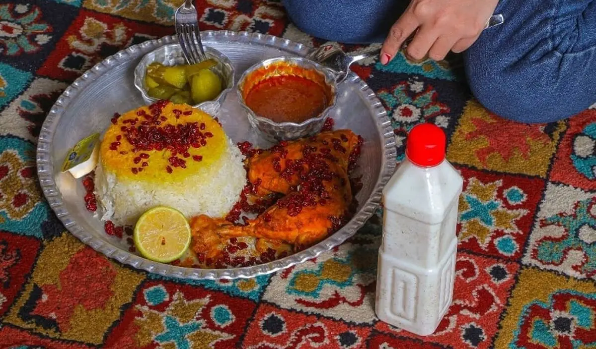 زرشک پلو با مرغ