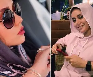 ژست و چهره ظریف و ناز "شادی مختاری" تو این عکس؛ چه آرایش دلبر و نودی!