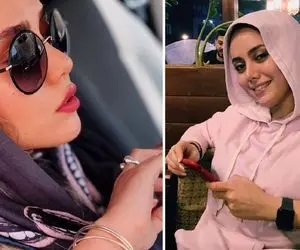 ژست و چهره ظریف و ناز "شادی مختاری" تو این عکس؛ چه آرایش دلبر و نودی!