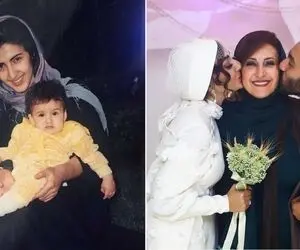 دوران دبیرستان فاطمه گودرزی / مامان فداکار ترانه مادری تو شصت سالگی مدلینگ شد