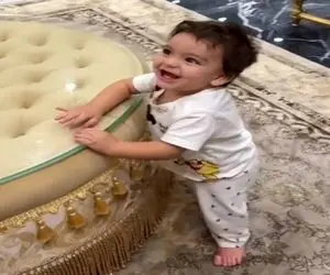 آواز محلی؛ باباهه از سفر برگشته با آهنگ کردی و پایکوبی رفت داخل پسرش جوری ذوقید دیدنی