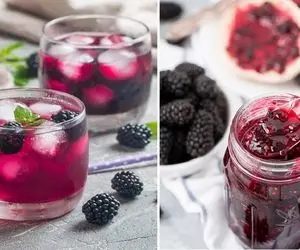 طرز تهیه شربت و مربای شاه توت / خوردنی های بهشتی که راحت و فوری آماده میشن