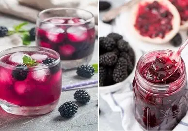 طرز تهیه شربت و مربای شاه توت / خوردنی های بهشتی که راحت و فوری آماده میشن