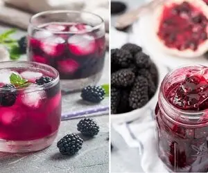 طرز تهیه شربت و مربای شاه توت / خوردنی های بهشتی که راحت و فوری آماده میشن
