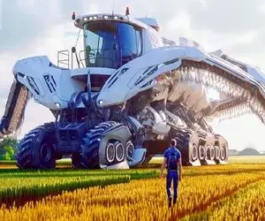 مستند کشاورزی / ماشین های کشاورزی که در سطح دیگری فعالیت میکنند