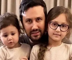 آواز شاد؛ دختر فسقلی شاهرخ استخری لباس محلی پوشیده و چه رقص کوردی میکنه دلت ضعف میره