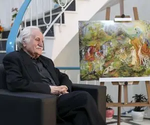 دست‌خط استاد فرشچیان برای محل خاکسپاری