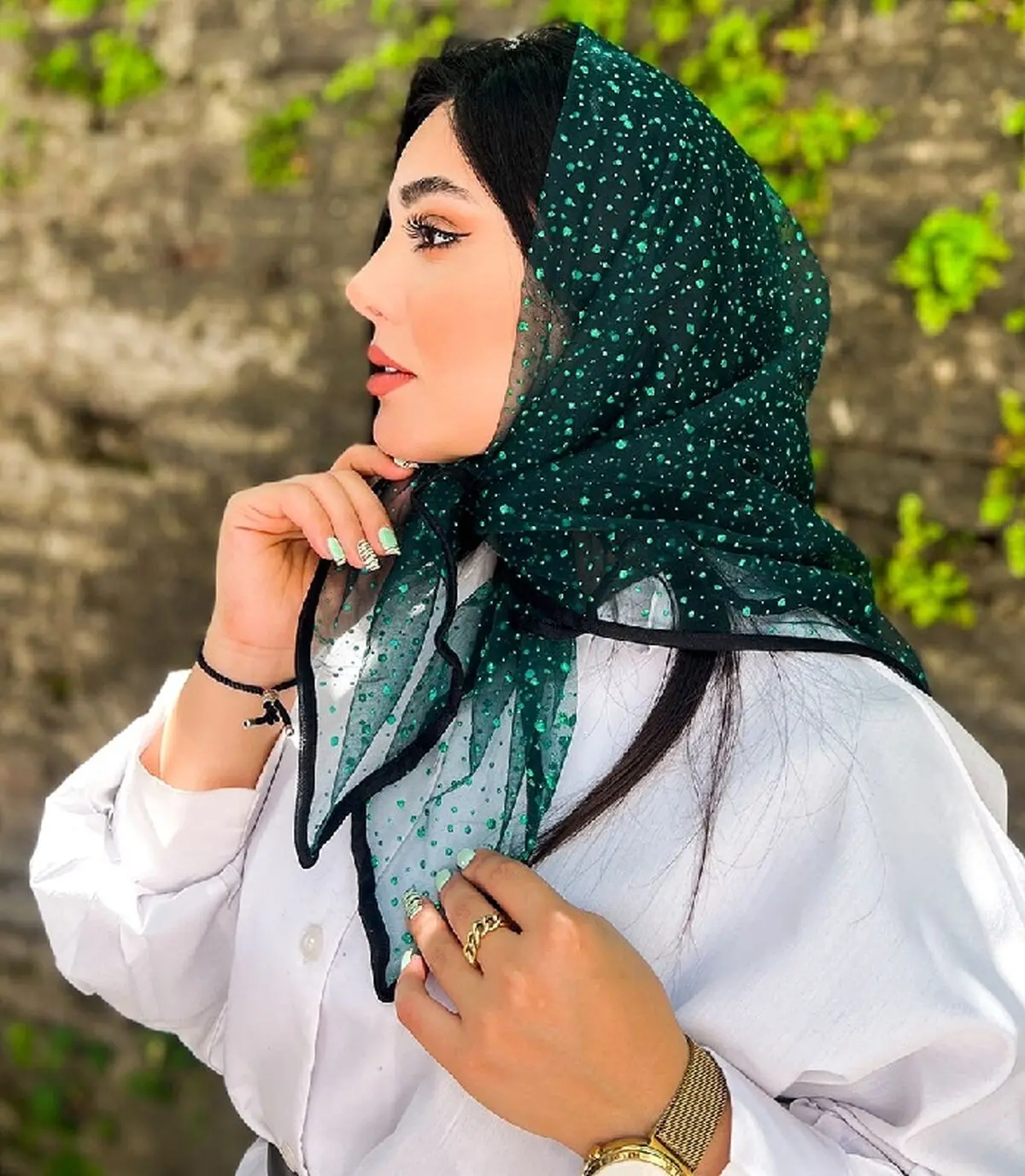بستن روسری