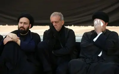 (ویدئو) عزاداری آقای پزشکیان در تبریز+ویدیو