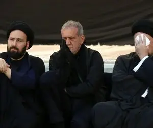 (ویدئو) عزاداری آقای پزشکیان در تبریز+ویدیو