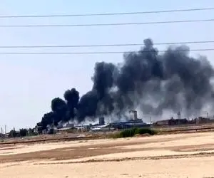 آتش‌سوزی در واحد تولید پلیمری شهرک صنعتی آبادان + علت و جزئیات