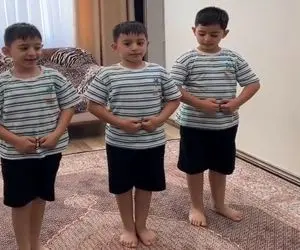 آواز محلی؛ سه قلوها با وجود این که هماهنگی تو این شرایط سخته انقد قشنگ آذری رقصیدن