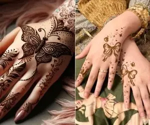 ایده های طرح حنا رو دست؛ هم برا اونا که ظریف و مینیمال دوس دارن هم اونا که شلوغ پسندن