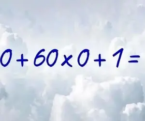 بازی فکری؛ 1 درصد افراد با مغز کاملا منطقی و هوش ابر انسانی میتونن جواب معادله رو بدن