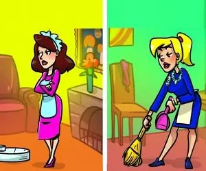 هوش تصویری؛ اگه ادعات میشه باهوشی و زبل بگو کدوم از این خانومای  خونه دار پولداره؟