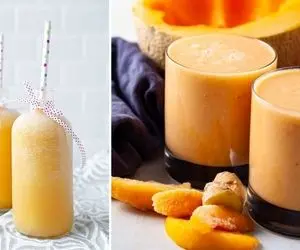 طرز تهیه میلک شیک طالبی؛ یه نوشیدنی خنک و دلچسب که تو این گرمای جهنمی خیلی میچسبه