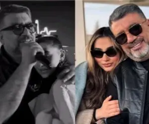 آواز احساسی؛ رضا رشیدپور شب تولد دخترش باهاش ای که تویی همه کسم میخونه چه عشقی