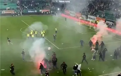 دربی تل‌آویو به آشوب کشیده شد/ علت چه بود؟