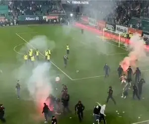 دربی تل‌آویو به آشوب کشیده شد/ علت چه بود؟