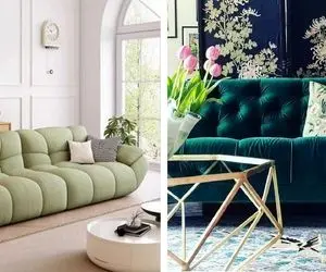 جدیدترین مدل های کاناپه سبز برای دکوراسیونی مینیمال/ شیک و بی نظیر در یک نگاه