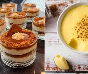 طرز تهیه کاسترد / دسر ساده و خوشمزه که به مهمونیت رنگ و مزه خوبی میده