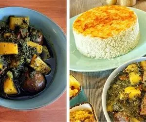طرز تهیه خورش آلو گشنیز / ناهار امروز با این غذای عالی به یاد موندنی میشه