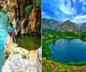 جاهای دیدنی لرستان برا سفر / تنگه لی لی دورود شده خدای طبیعت انقدر تو خرداد قشنگه 
