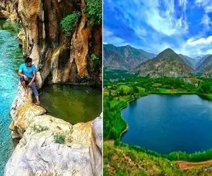 جاهای دیدنی لرستان برا سفر / تنگه لی لی دورود شده خدای طبیعت انقدر تو خرداد قشنگه 