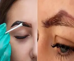 پاک کردن تاتو و میکروبلیدینگ ابرویی که خراب شده تو خونه و با آبلیمو در یک هفته؛ موثر